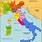 Italy City-States Map