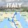Italy Trip Planner Map