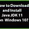 Java Download Windows 11