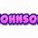 Johnson Name Logo