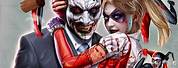 Joker and Harley Quinn Art