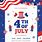 July 4th Flyer Templates Free