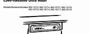 Kenmore Ultra Wash Quiet Guard Dishwasher Manual