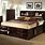 King Size Bed with Headboard Storage