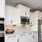 Kitchen Cabinets with White Appliances