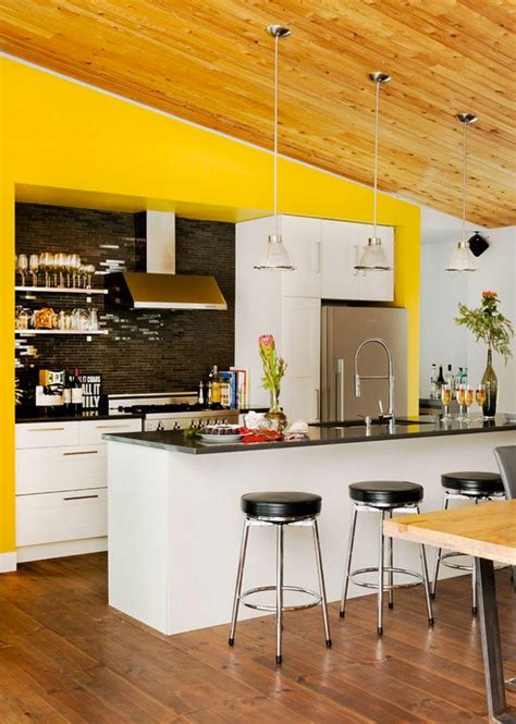 Kitchen Colors Accent Wall