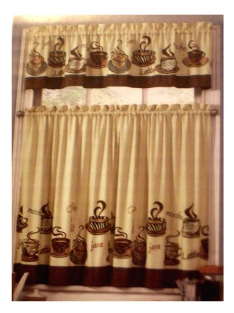 Kitchen Curtains Coffee Design