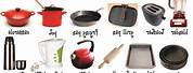 Kitchen Equipment List