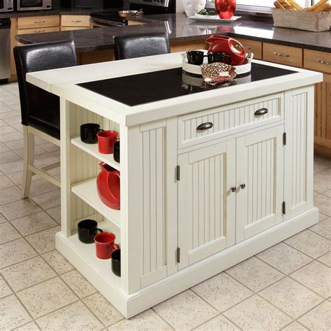 Kitchen Island Cart with Seating