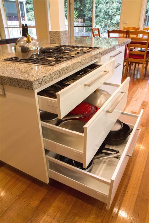 Kitchen Island with Drawers