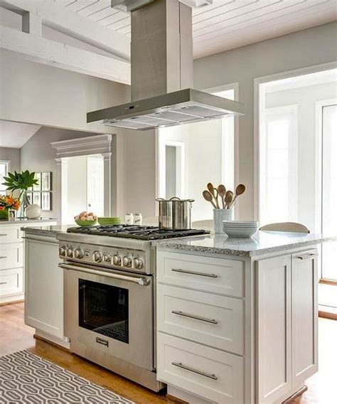 Kitchen Island with Oven and Stove Top