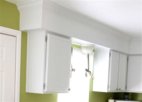Kitchen Soffit with Crown Molding