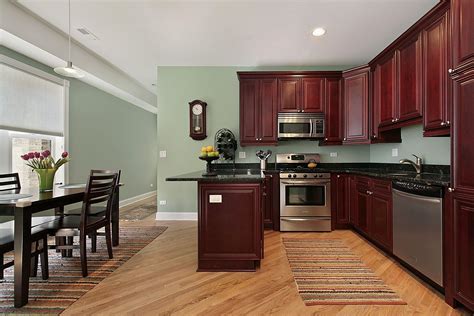 Kitchen Wall Colors with Brown Cabinets