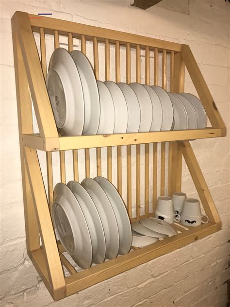 Kitchen Wall Plate Rack