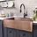 Kitchen with Copper Farmhouse Sink