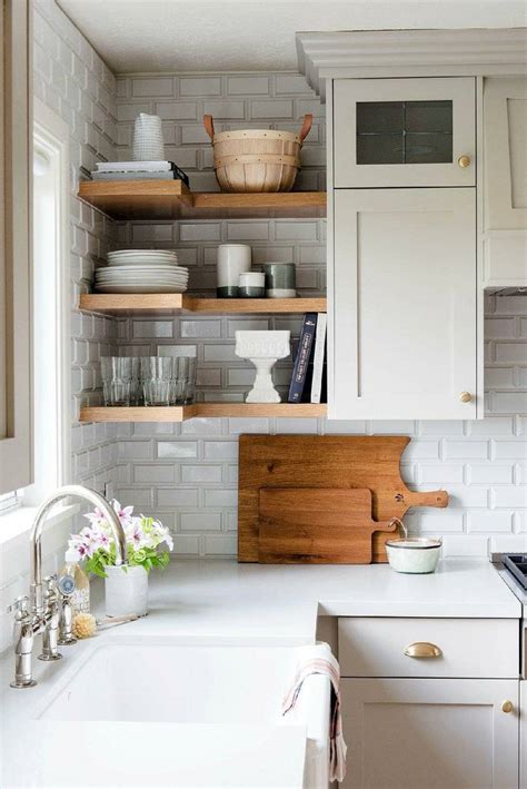 Kitchen with Open Shelves
