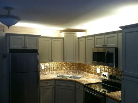 LED Lighting above Kitchen Cabinets