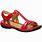 Ladies Red Sandals