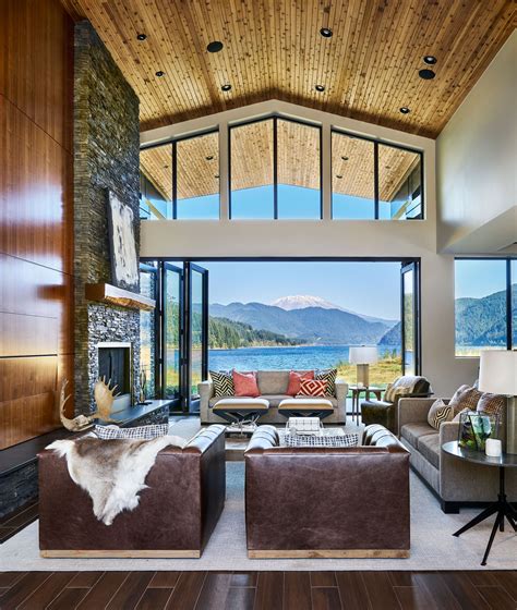 Lake House Design Modern Interior