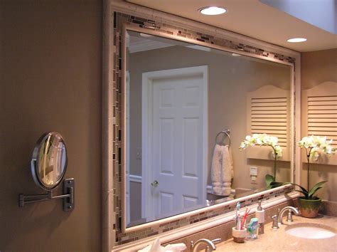 Large Framed Bathroom Mirrors