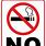 Large No Smoking Signs Free