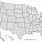 Large Outline Map United States