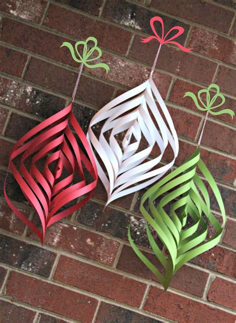 Large Paper Christmas Decorations