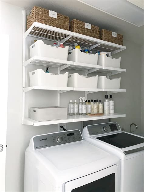 Laundry Room Shelf Ideas