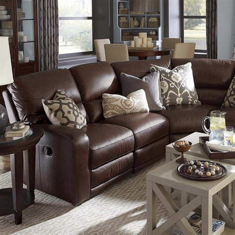 Leather Sofa Living Room Decor