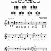 Let It Snow Piano Sheet