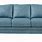Light Blue Leather Sofa