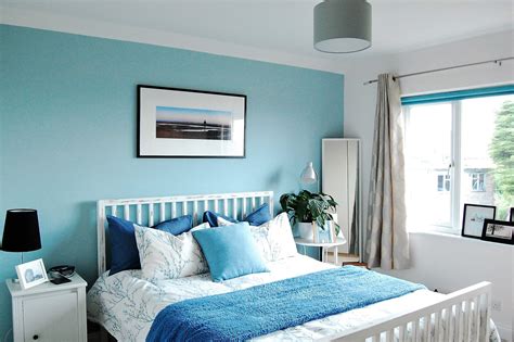Light Blue and White Bedroom