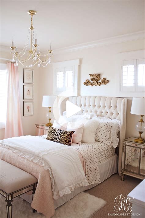Light Pink and Gold Bedrooms