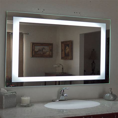 Lighted Wall Mirror Bathroom