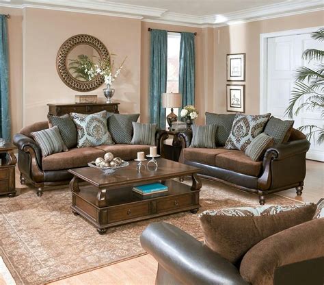 Living Room Colors with Brown Couch