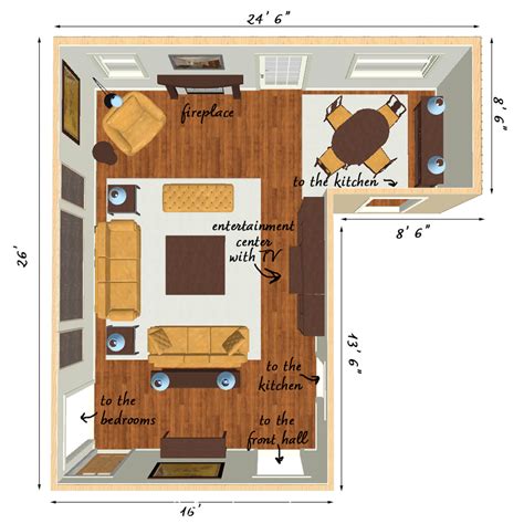 Living Room Design Layout