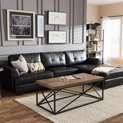 Living Room Ideas with Black Leather Sofa
