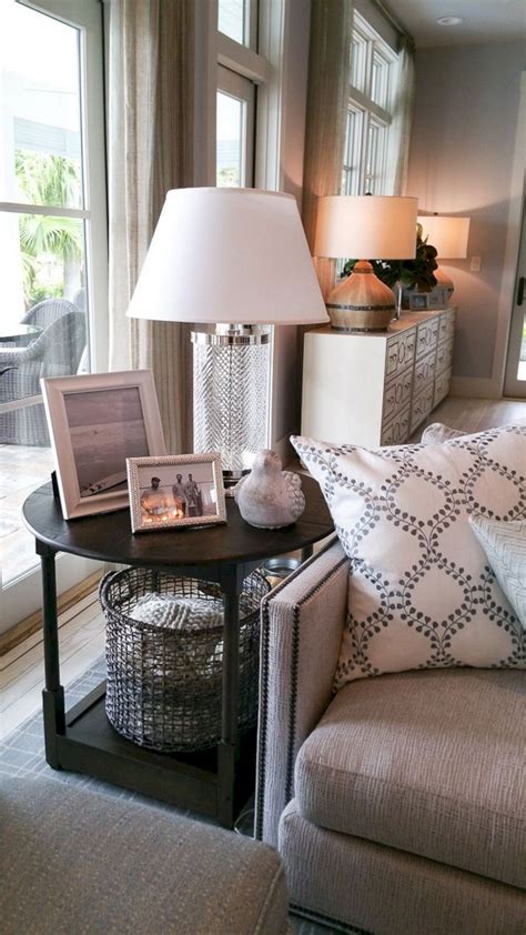 Living Room Side Table Decorating Ideas