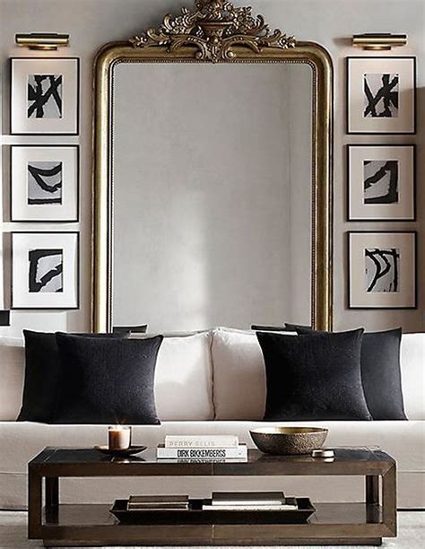 Living Room Wall Mirrors Ideas
