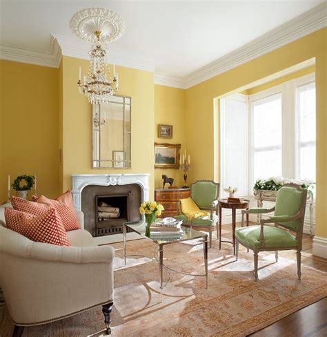Living Room Yellow Paint