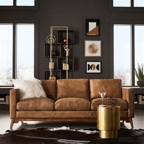 Living Room with Tan Couch