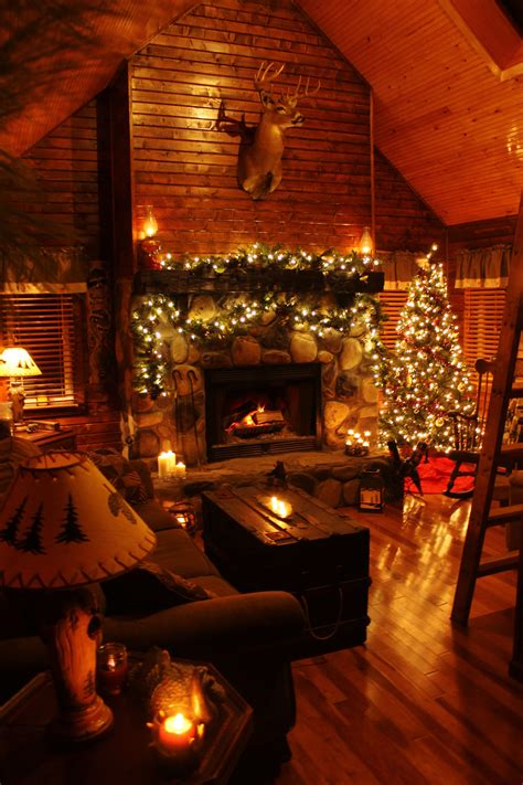 Log Cabin Christmas Decorating Ideas