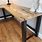Long Wooden Desk