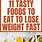 Lose Weight Foods to Eat