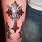 Lower Arm Cross Tattoo
