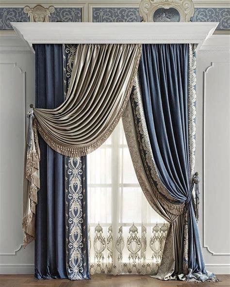 Luxury Elegant Living Room Curtains