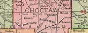 Map of Choctaw County MS