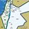Map of Israel Jordan
