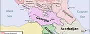 Map of North Caucasus