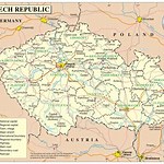Mapa Czech Republic